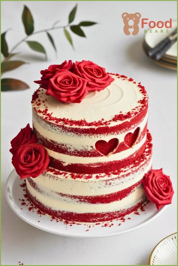 Red Velvet Valentine Cake