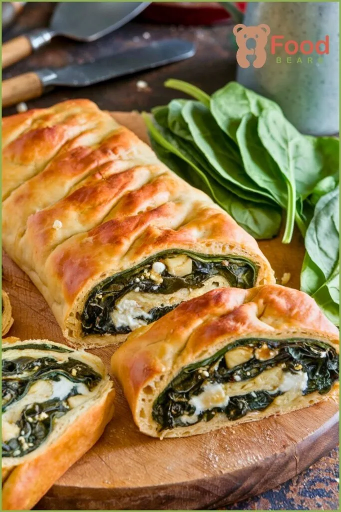 Spinach Stromboli with Pizza Dough