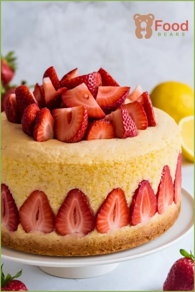 Strawberry Lemonade Pound Cake Recipe