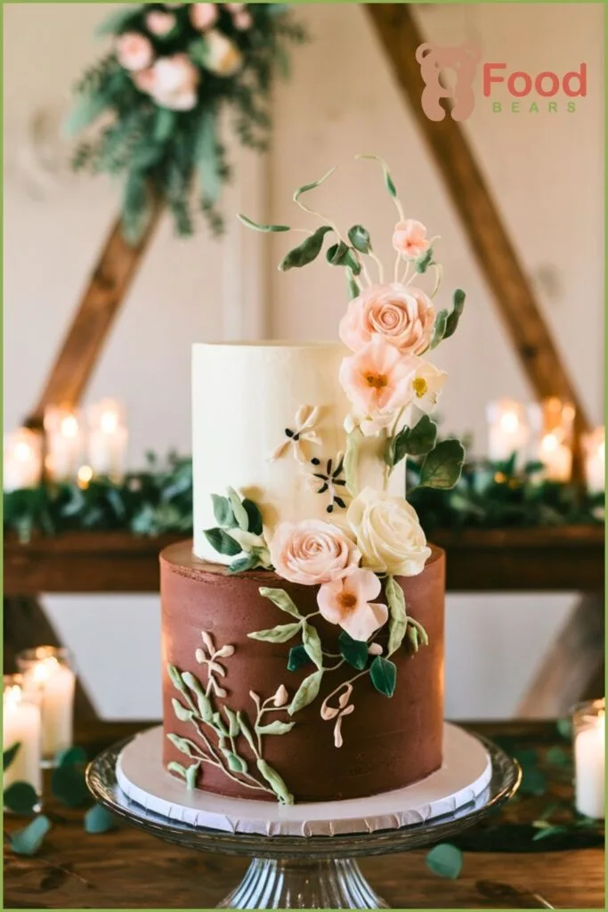 Two-Tier Bridal Shower Cake