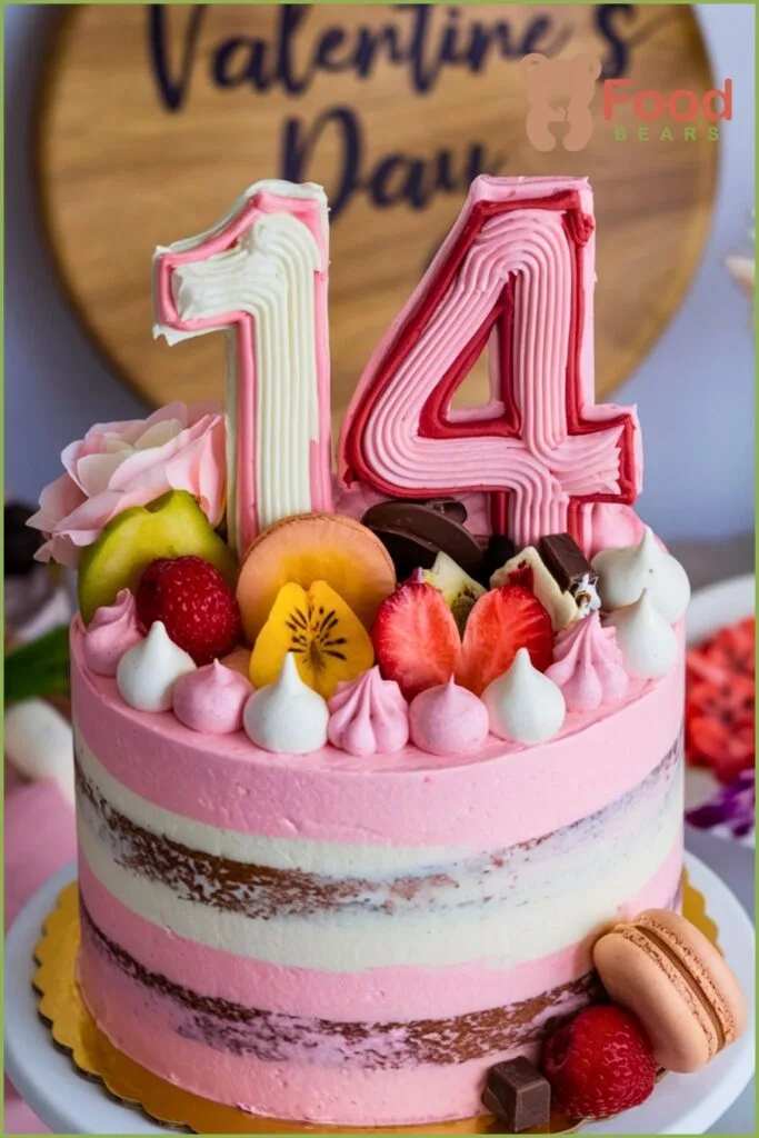 Valentine Number Cake Ideas