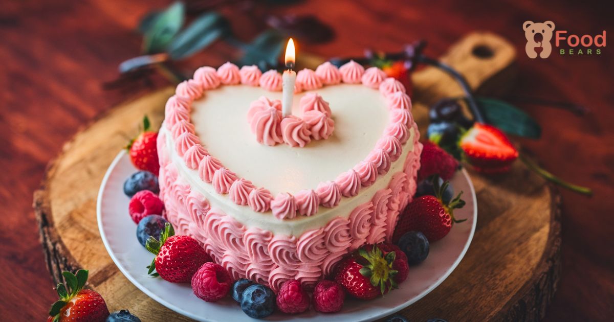 Valentines Heart Cake