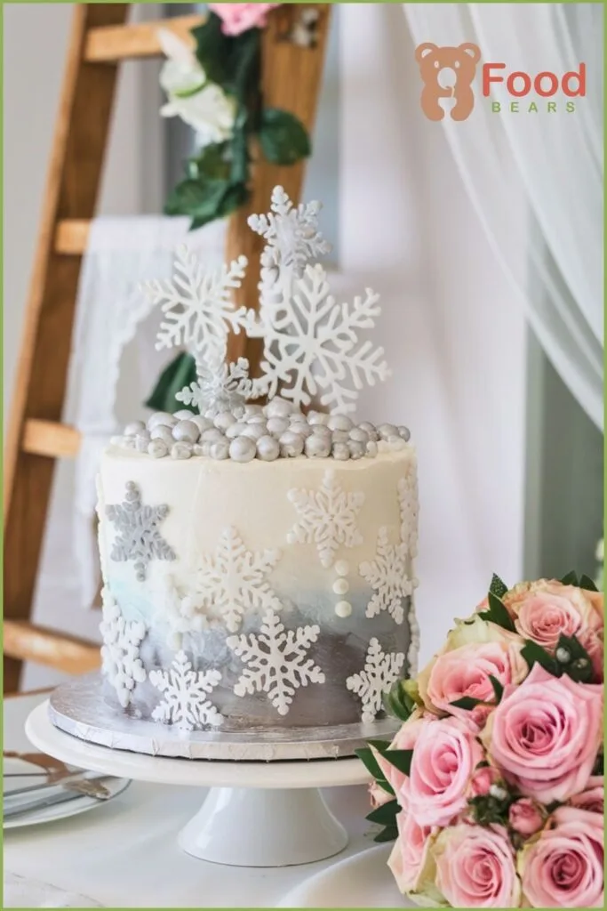 Winter Bridal Shower Cake