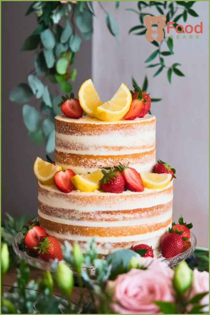 Modern Spring Wedding Cake