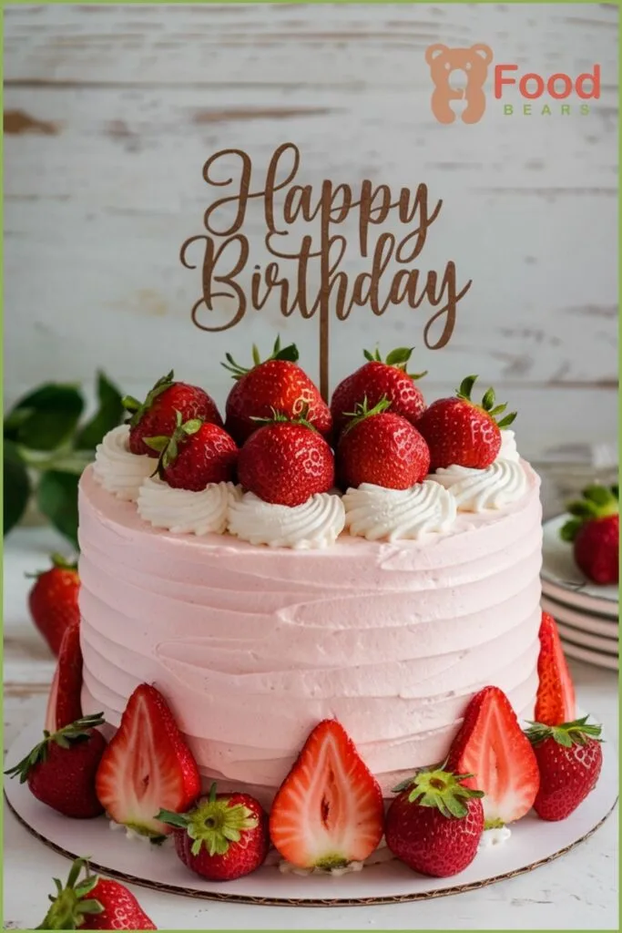 Strawberry Birthday Cake Recipe