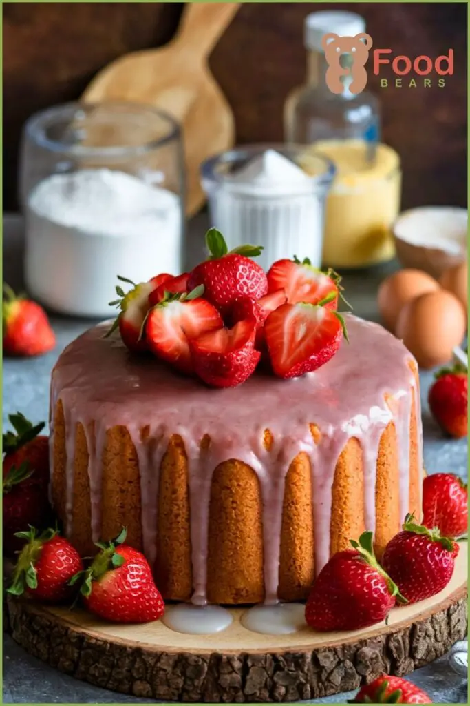 Strawberry Pound Cake Recipe
