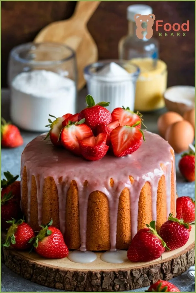 Strawberry Pound Cake Recipe