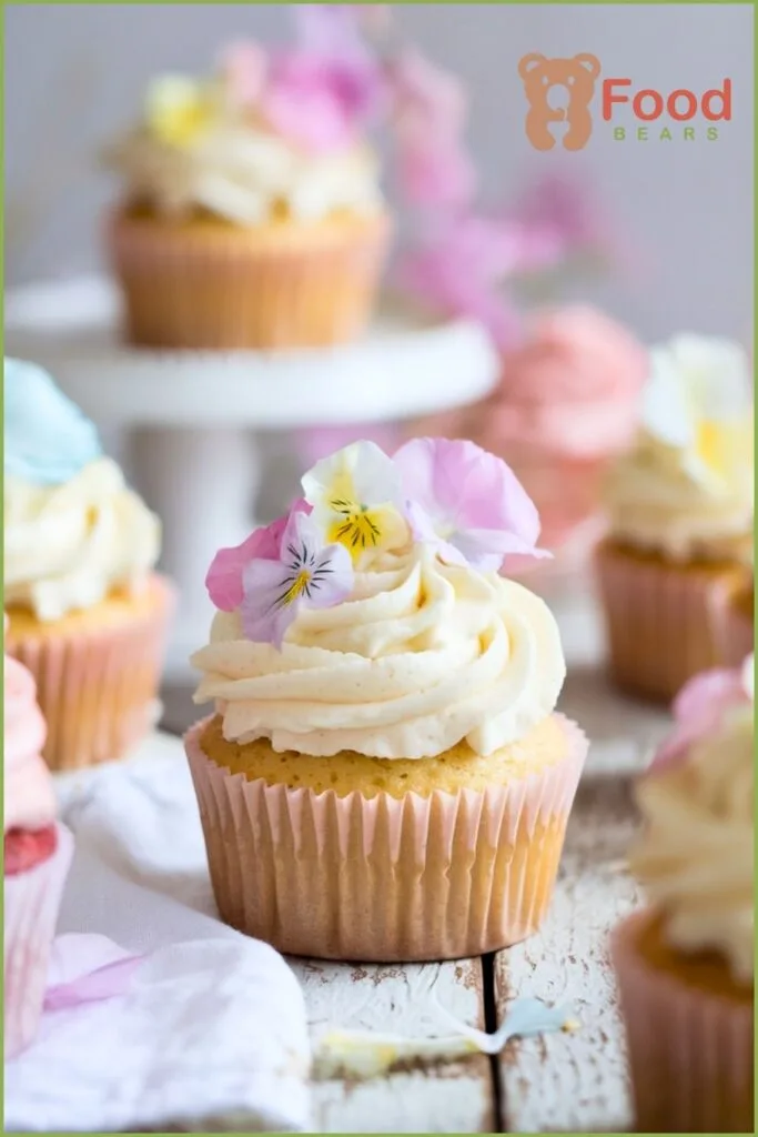 Vanilla Spring Cupcakes