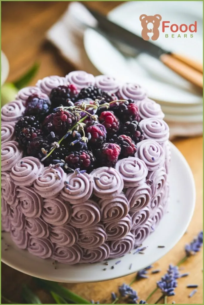 Blackberry Lavender Cake