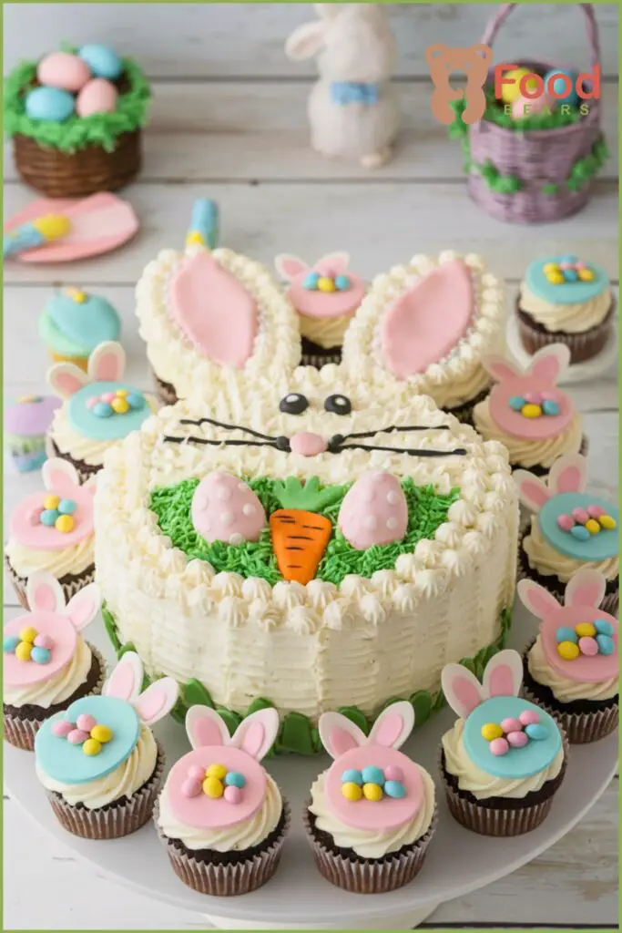 Easter Cupcake Cake