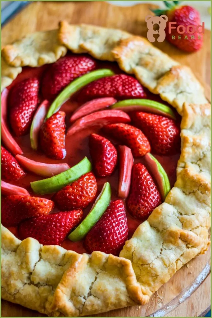 Strawberry Rhubarb Galette