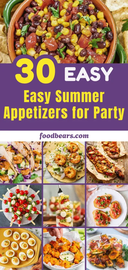 Summer Appetizers for Party