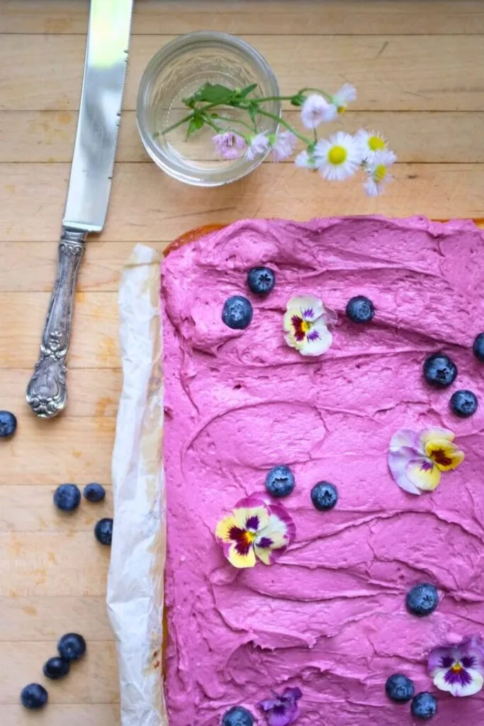 Blueberry Sheet Cake
