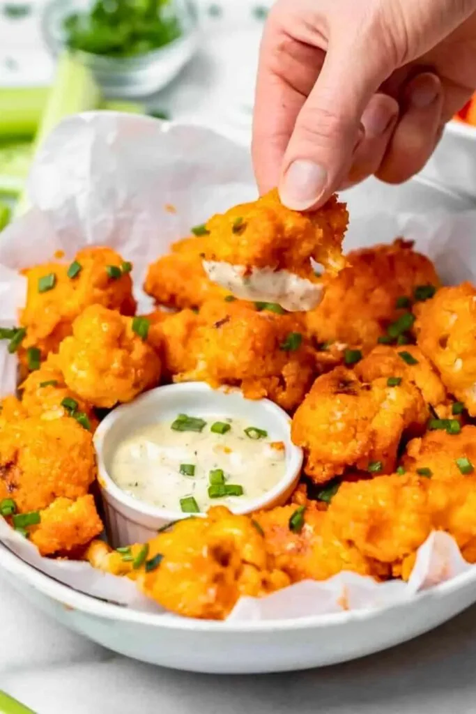 Buffalo Cauliflower Bites