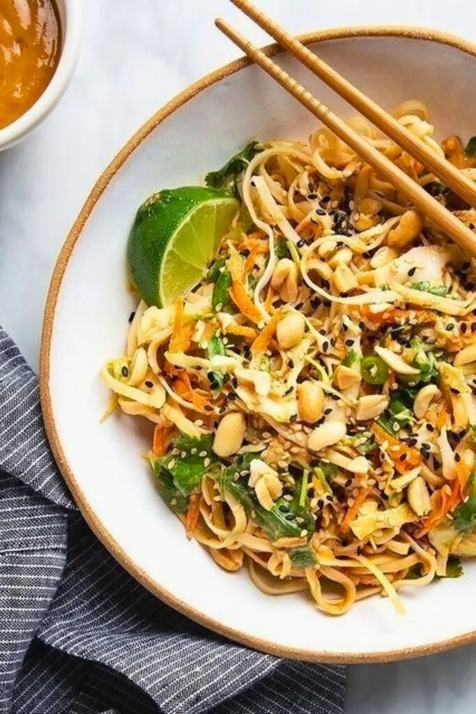Cold Peanut Noodle Salad