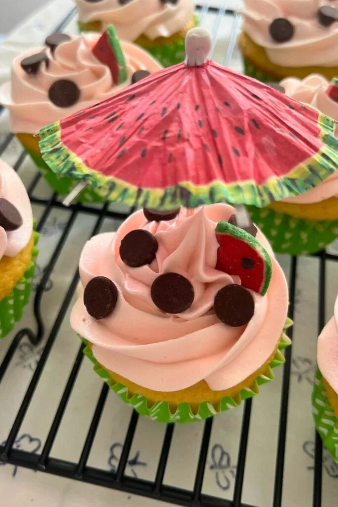 Creative Watermelon Cupcake Variations