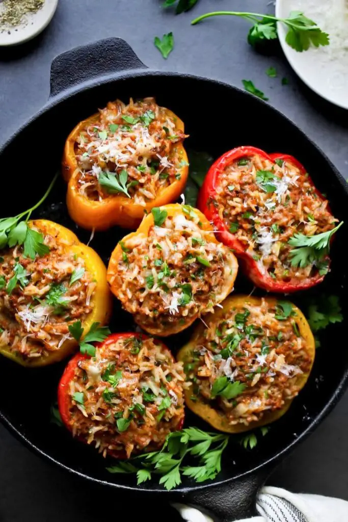 Crockpot Stuffed Peppers