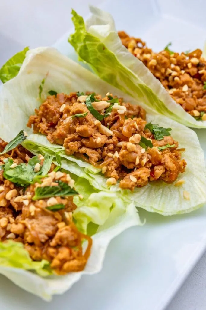 Ground Turkey Lettuce Wraps