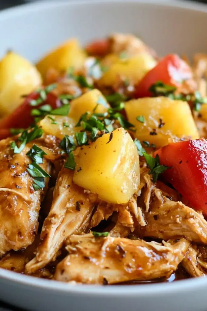 Hawaiian Crockpot Chicken