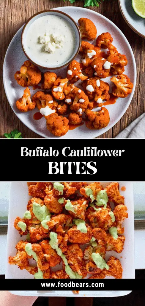 Healthy Buffalo Cauliflower Bites in 20 Min