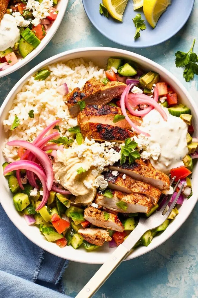 How to Make Chicken Rice Bowls