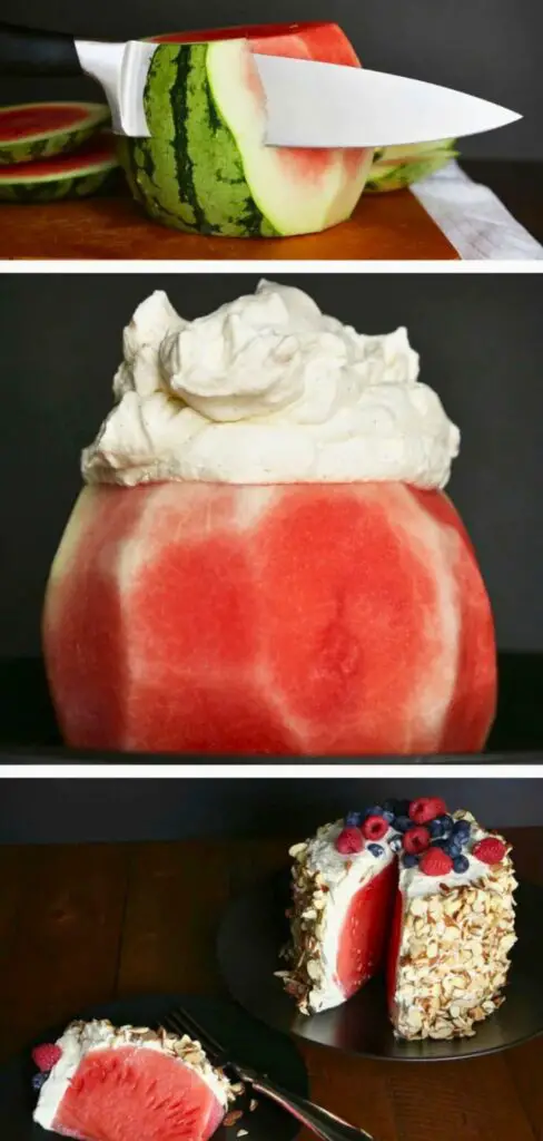 How to Make a Watermelon Birthday Cake