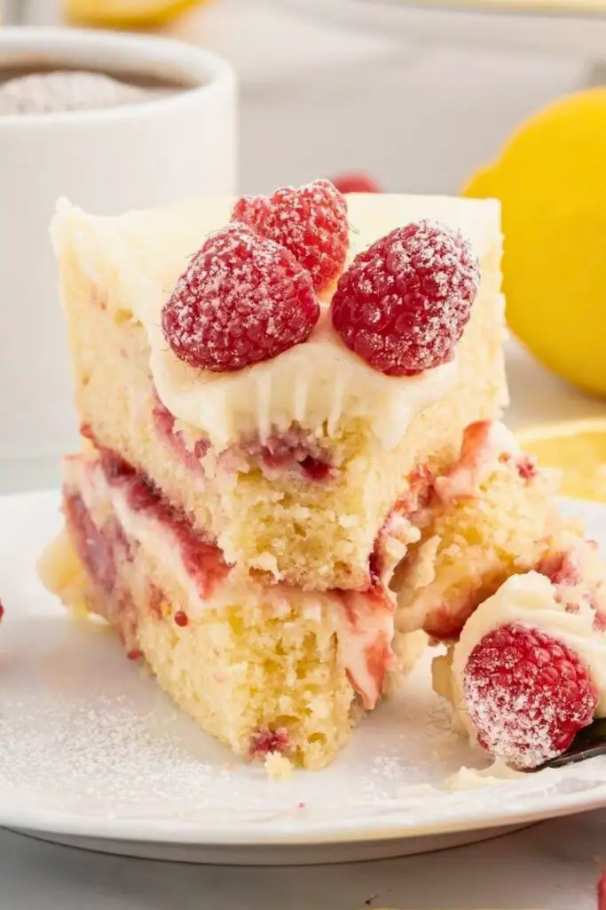 How to Store and Freeze Lemon Raspberry Cake
