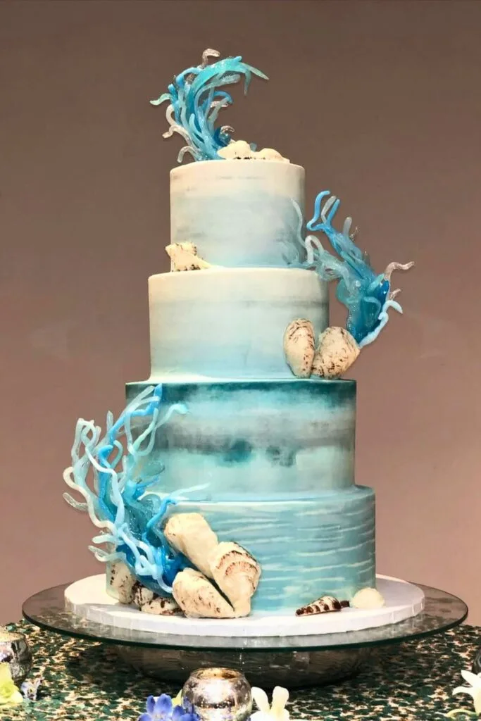 Ocean Wave Cake