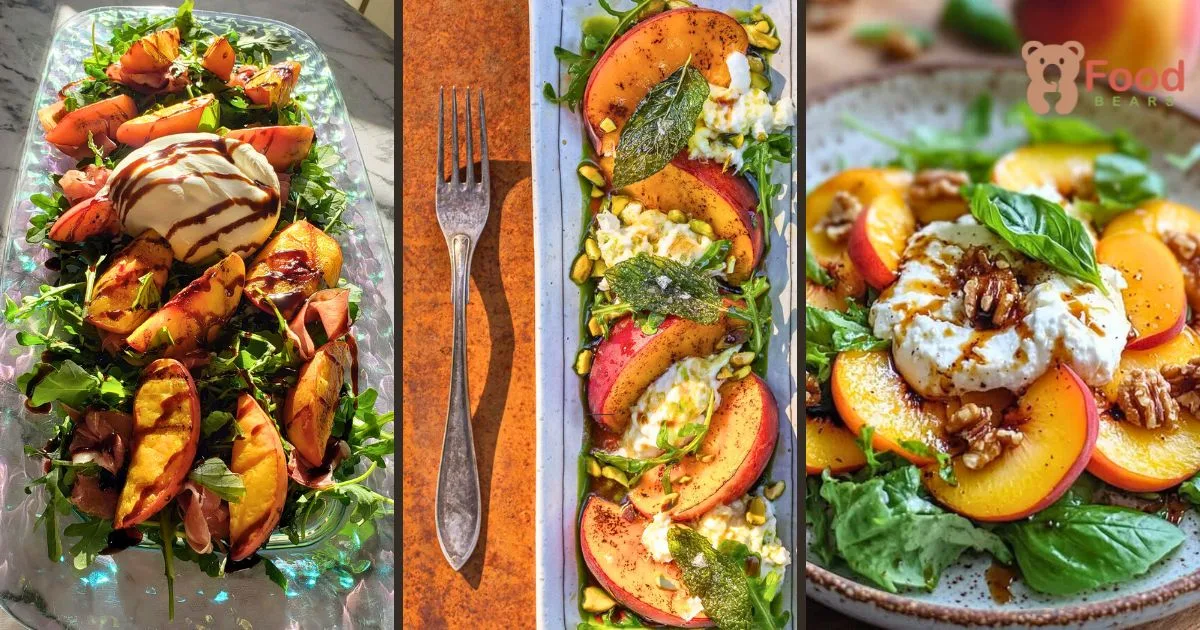 Peach Burrata Salad