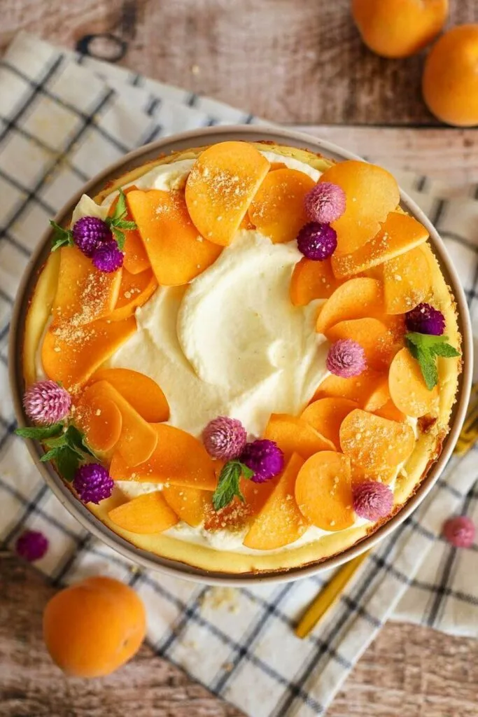 Peach Cheesecake