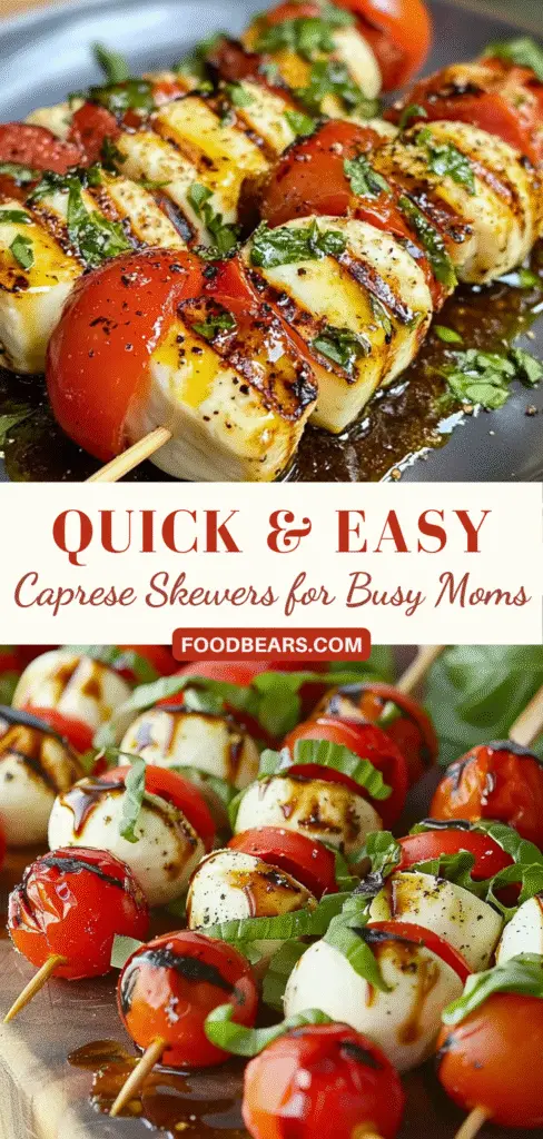 Quick & Easy Caprese Skewers for Busy Moms