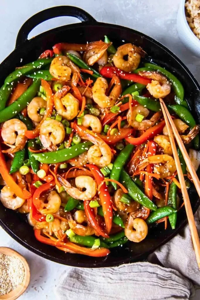 Shrimp and Veggie Stir-Fry
