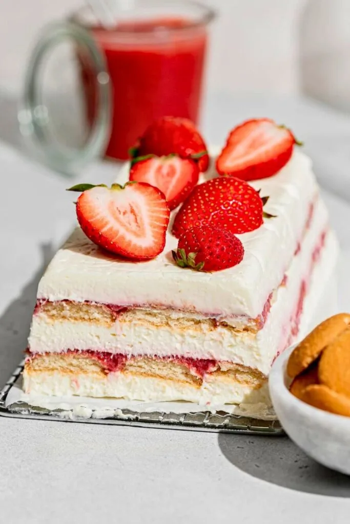Strawberry Icebox Cake