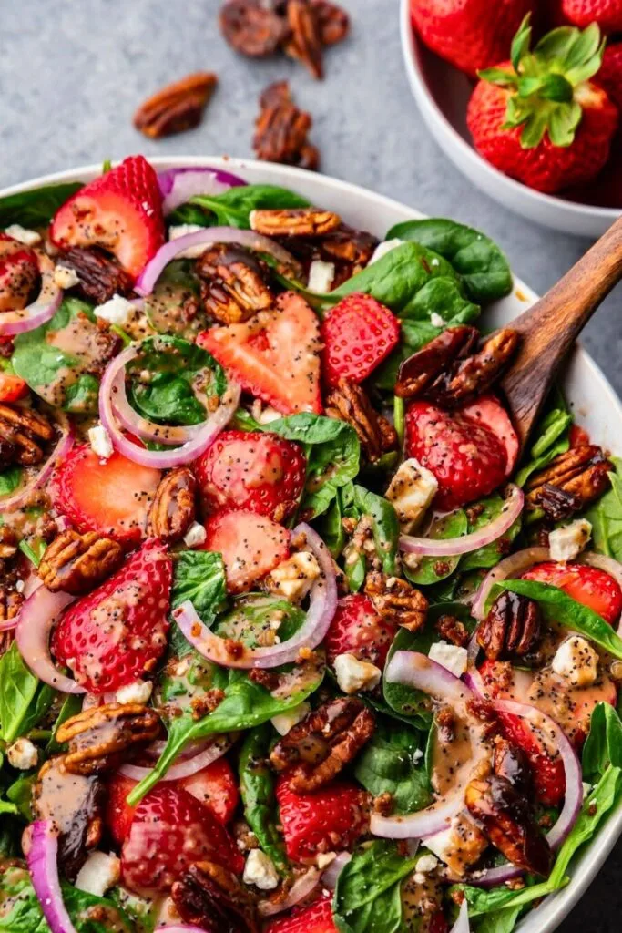 Strawberry Spinach Salad