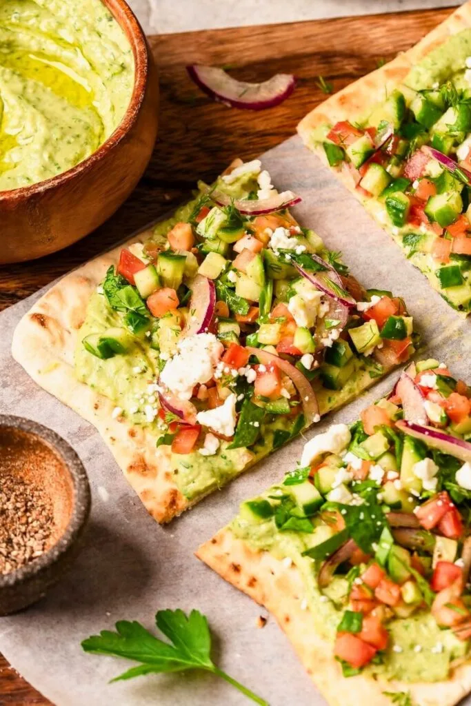 Summer Veggie Flatbread Pizza