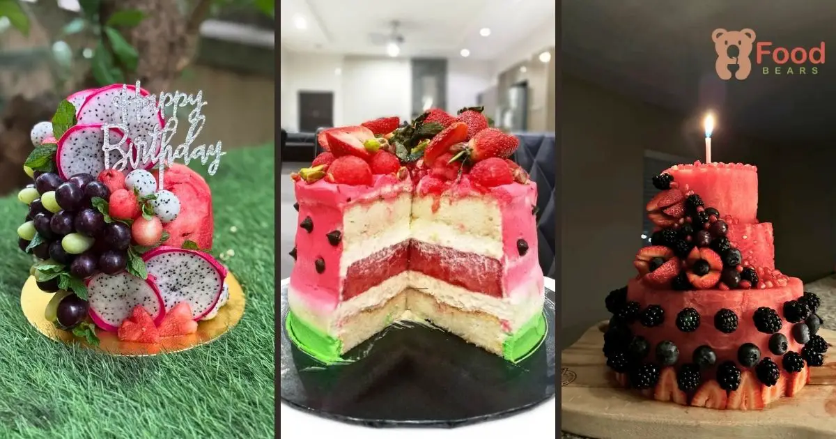 Watermelon Birthday Cake