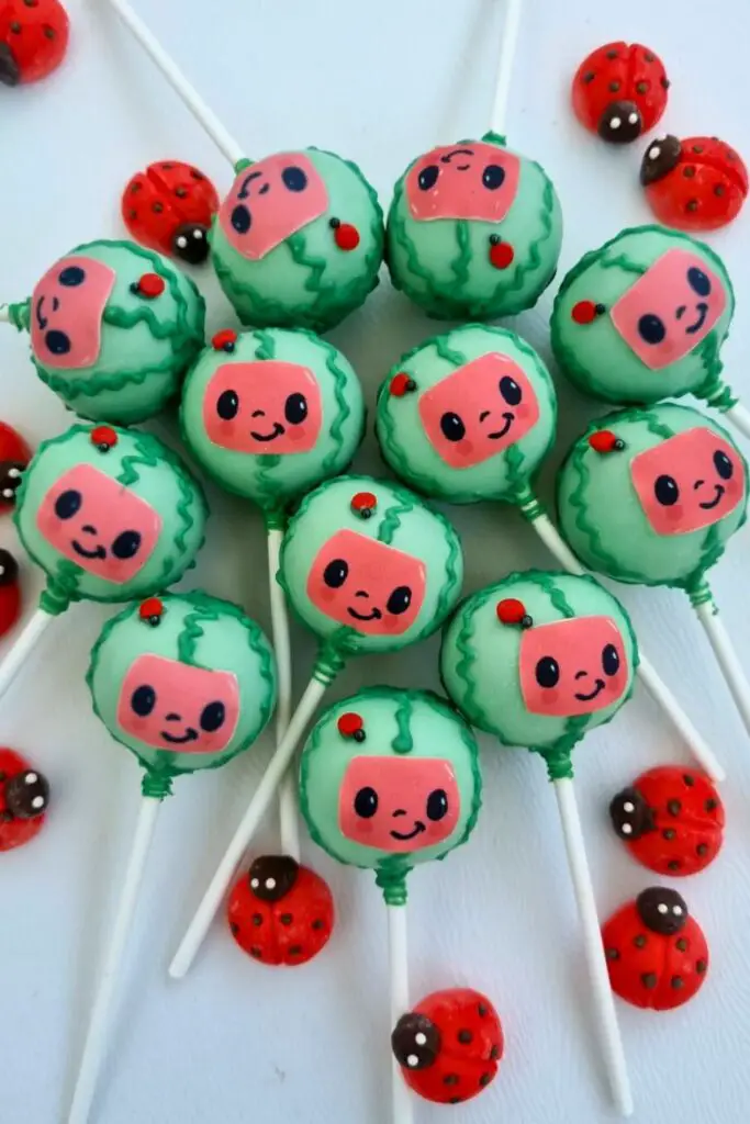 Watermelon Cake Pops