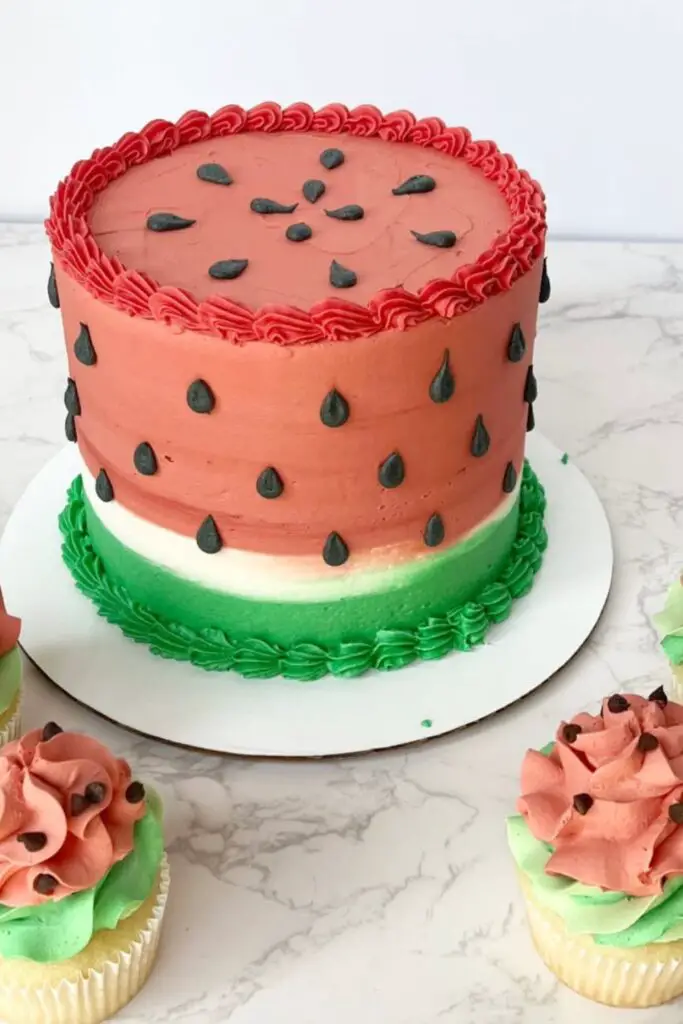 Watermelon Smash Cake