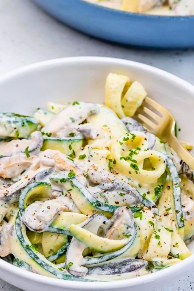 Zucchini Noodle Alfredo