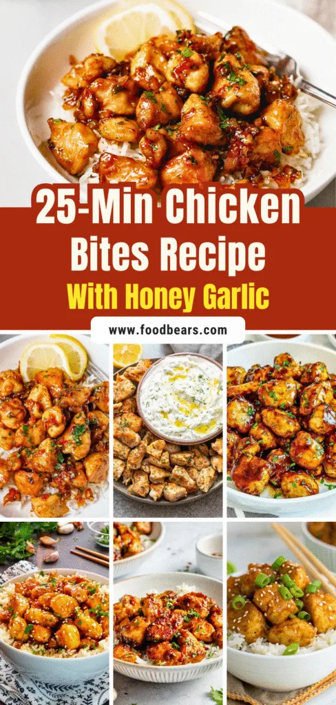 25-Min Chicken Bites Recipe with Honey Garlic
