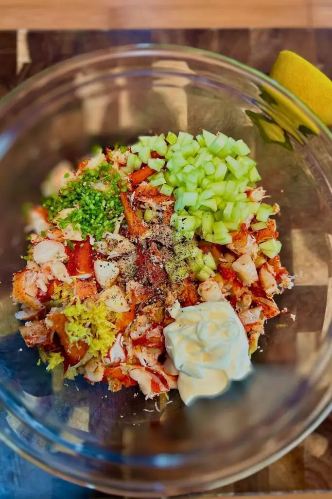 Assembling the Lobster Rolls