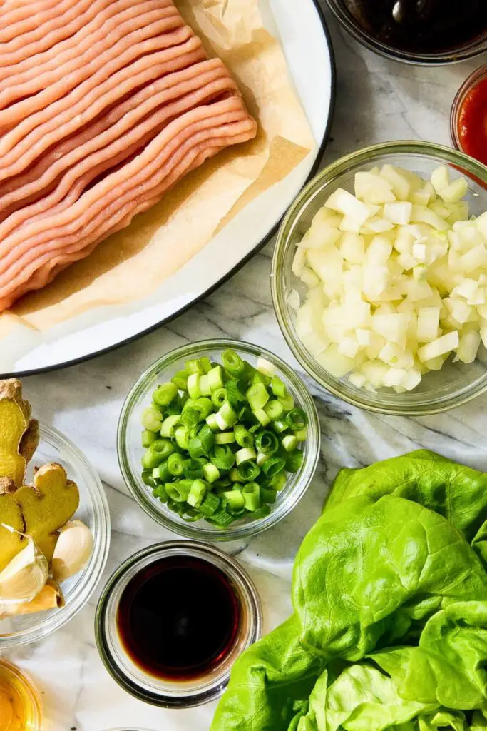 Chicken Lettuce Wraps Ingredients