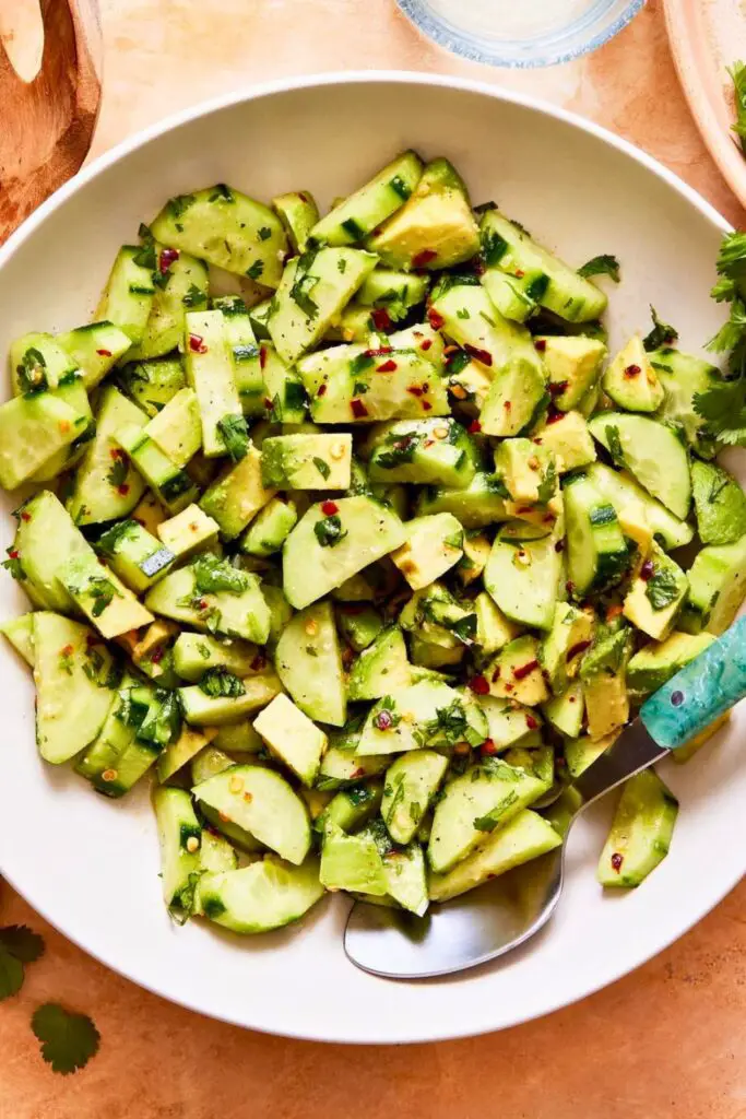 Cucumber Avocado Salad
