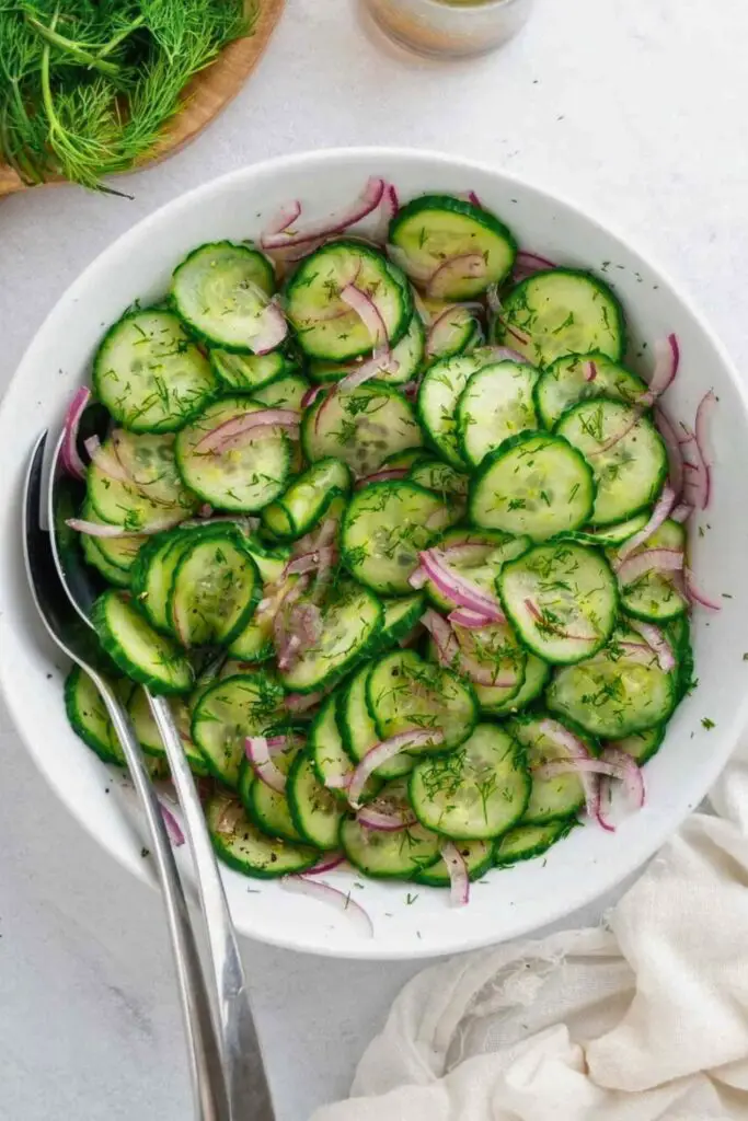 Cucumber Onion Salad