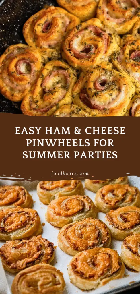 Easy Ham & Cheese Pinwheels for Summer Parties