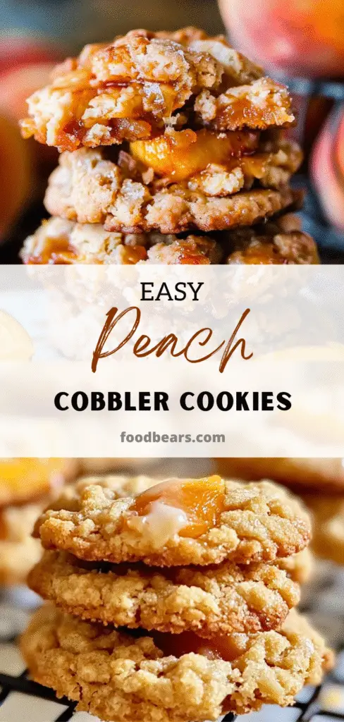 Easy Peach Cobbler Cookies Recipe in Just 25 Minutes