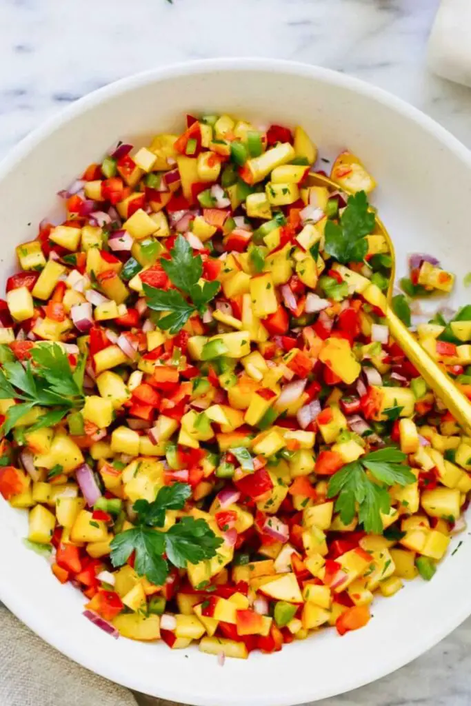 Fresh Peach Salsa