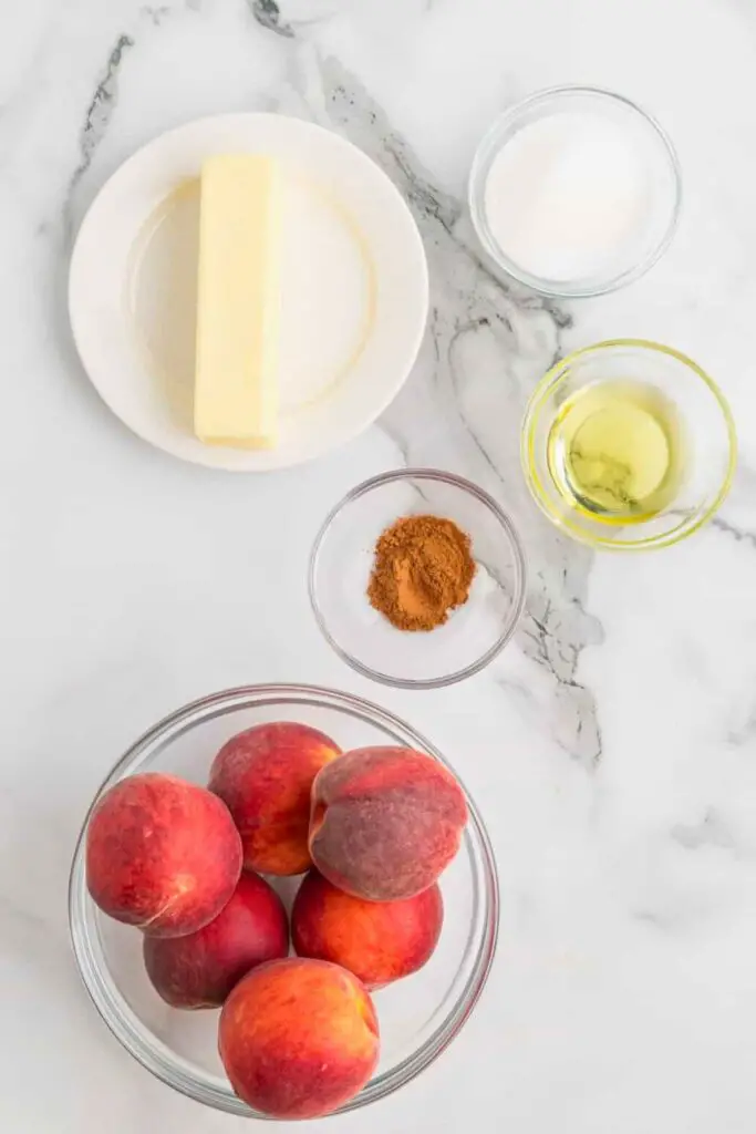 Grilled Peach Ingredients You'll Need