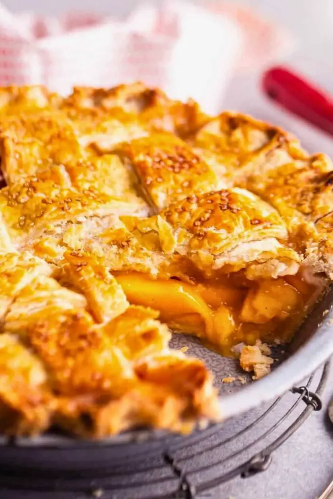 Homemade Peach Pie