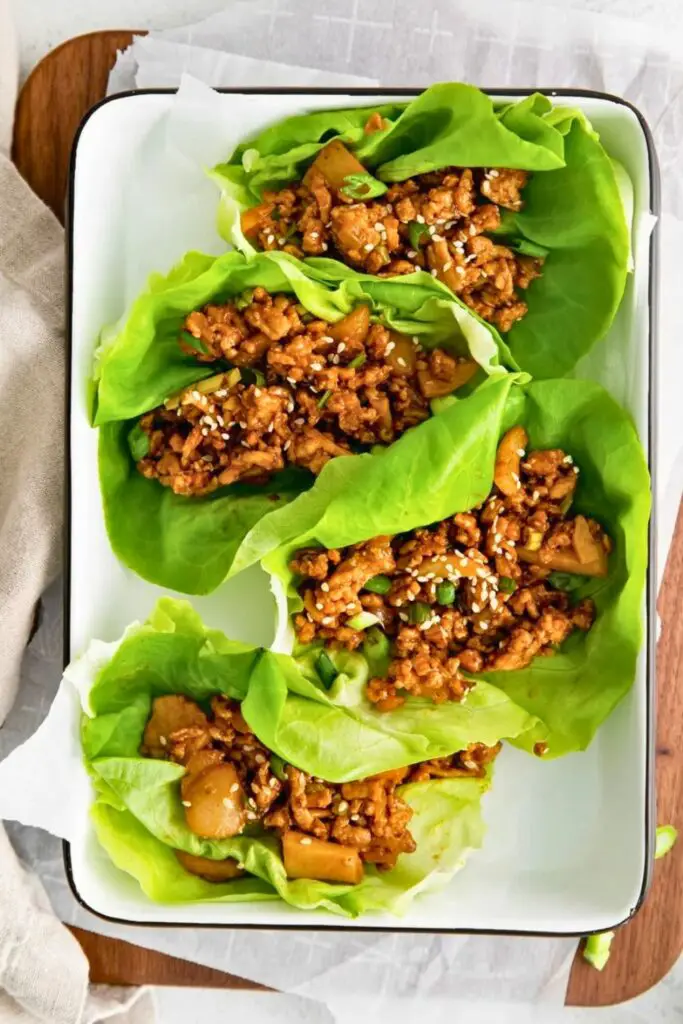 How to Make Chicken Lettuce Wraps